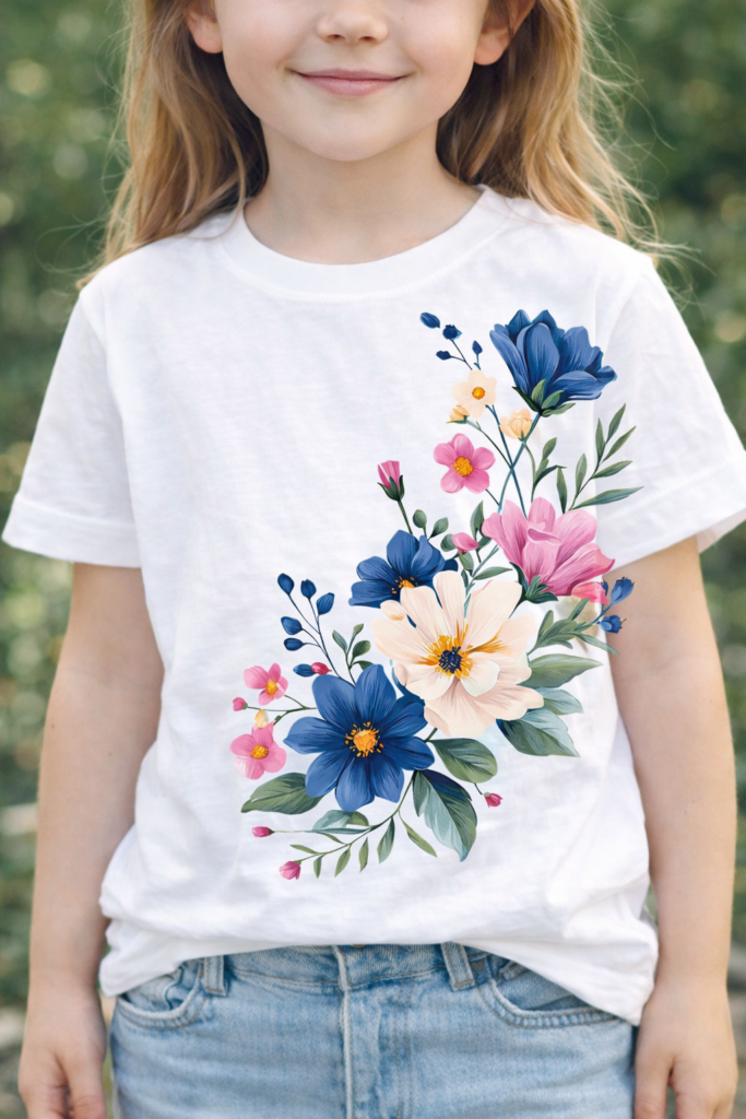 Flower Print T-Shirt